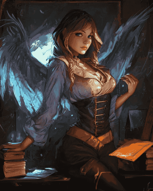 Fantasy Wings Teacher Diamond Painting