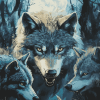 Fantasy Wolves Diamond Painting