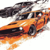 Fast and Furious Movie Cars Diamond Painting