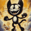 Felix The Cat Animation Diamond Painting