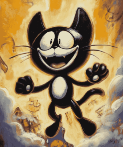 Felix The Cat Animation Diamond Painting