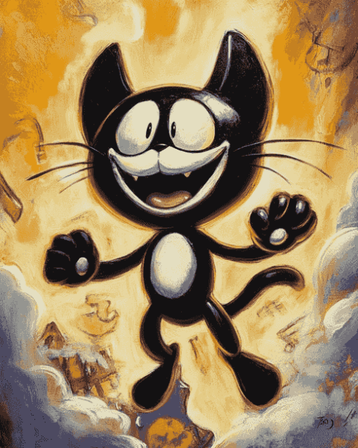 Felix The Cat Animation Diamond Painting