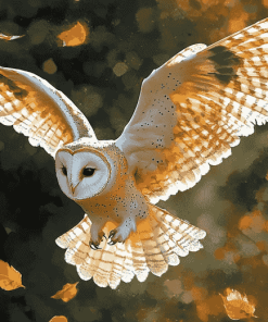 Female Owl Diamond Painting