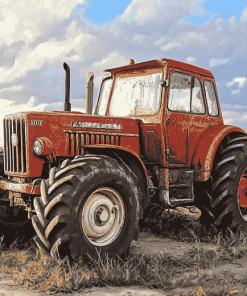 Fiat 180 90 Tractor Diamond Painting