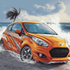 Fiesta St Car Engines Diamond Painting