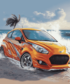 Fiesta St Car Engines Diamond Painting