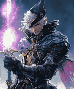 Final Fantasy XIV Character Diamond Painting