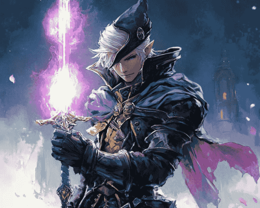 Final Fantasy XIV Character Diamond Painting