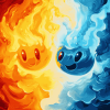 Fire and Ice Animation Diamond Painting