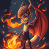 Firebreather Fantasy Animation Diamond Painting