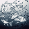 Fish School Koi Carps Diamond Painting