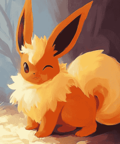 Flareon Fantasy Diamond Painting