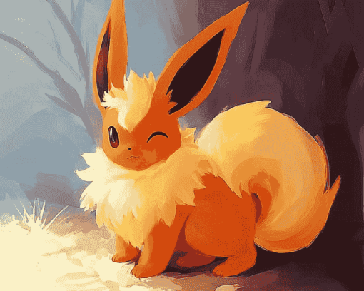 Flareon Fantasy Diamond Painting