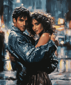 Flashdance Movie Characters Diamond Painting