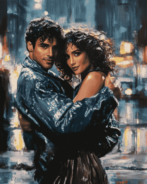 Flashdance Movie Characters Diamond Painting