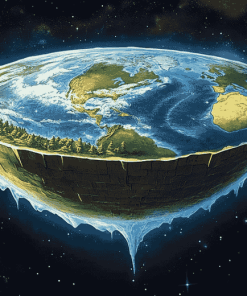 Flat Earth Space Art Diamond Painting