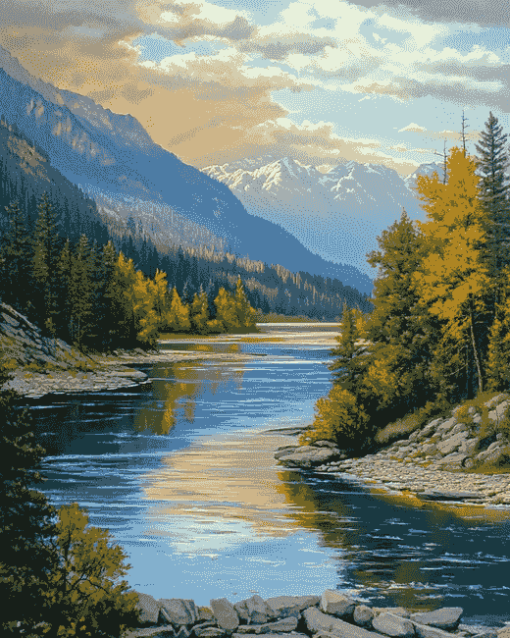 Flathead Lake Scenic Diamond Painting