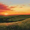 Flint Hills Sunset Diamond Painting