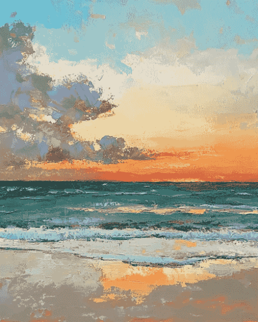 Florida Seascape Diamond Painting