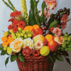 Flowers and Fruits Basket Diamond Painting