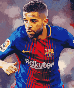 Football Star Jordi Alba Diamond Painting