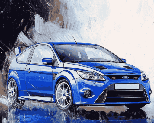 Ford Focus RS Cars Diamond Painting