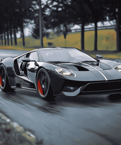 Ford GT Cats Diamond Painting