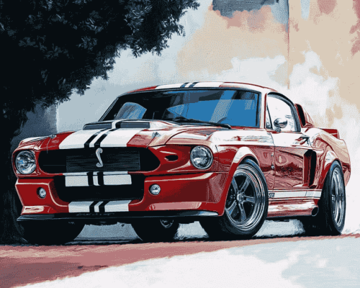 Ford Shelby GT500 Cars Diamond Painting