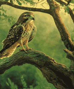 Forest Hawk Birds Diamond Painting