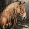 Forest Horse Diamond Painting