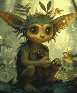 Forest Sprite Fantasy Diamond Painting