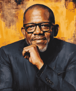 Forest Whitaker Celebrity Star Diamond Painting