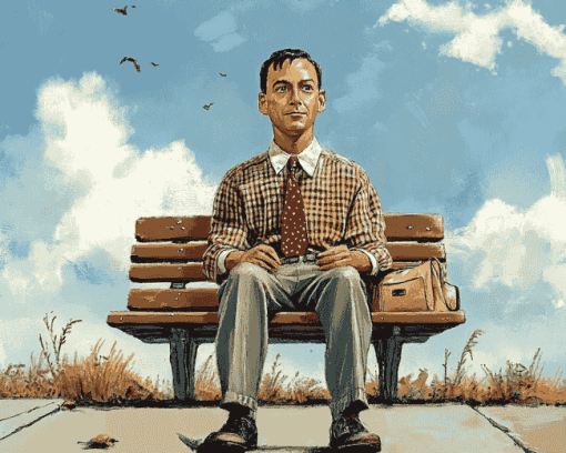 Forrest Gump Movie Scene Diamond Painting