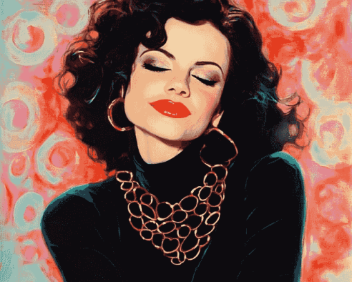 Fran Fine Celebrity Diamond Painting