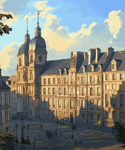 France's Mairie De Rennes Castle Diamond Painting