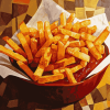 French Fries Inspired Diamond Painting