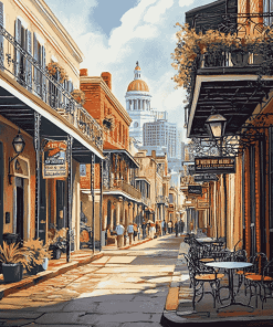 French Quarter New Orleans USA Diamond Painting