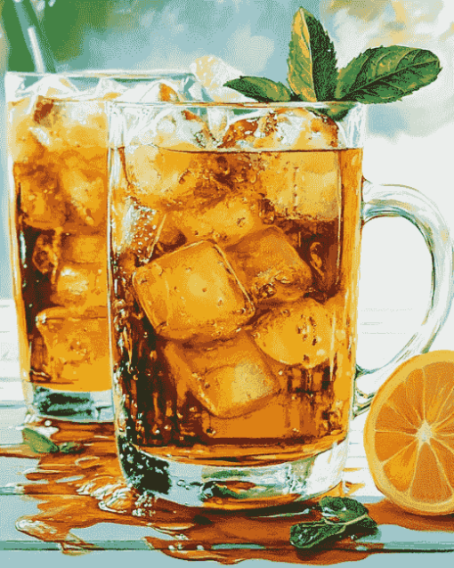 Fresh Brewed Ice Tea Diamond Painting