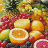 Fresh Tropical Fruit Collection Diamond Painting