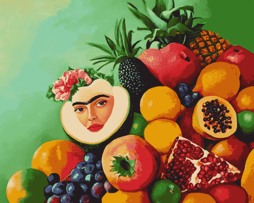 Frida Fruit Diamond Painting