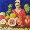 Frida Kahlo Fruit Still Life Diamond Painting