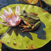 Frog & Lily Pad Scenes Diamond Painting