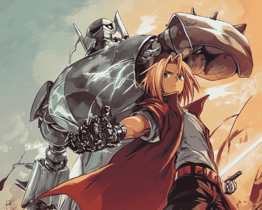 Fullmetal Alchemist Anime Diamond Painting