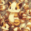 Furret Pokemon Art Diamond Painting