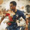 Gabriel Magalhaes Football Diamond Painting