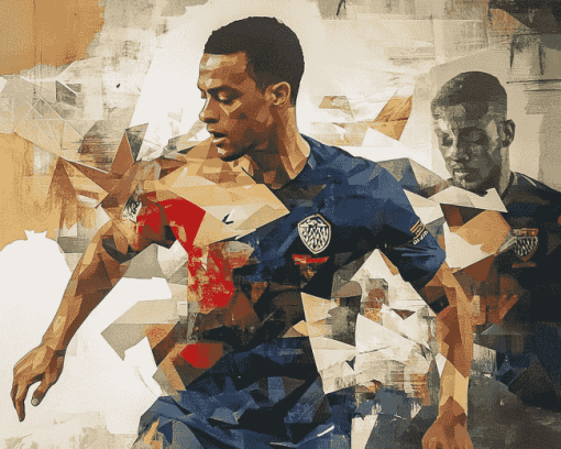 Gabriel Magalhaes Football Diamond Painting