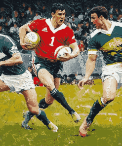 Gaelic Football Players Diamond Painting