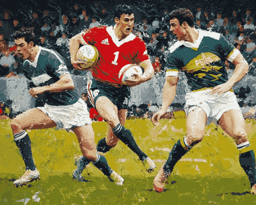 Gaelic Football Players Diamond Painting