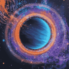 Galactic Planet Ring Diamond Painting