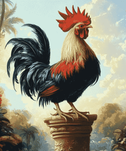 Gamecock Chicken Diamond Painting